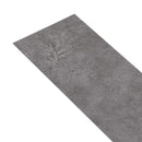 Selvklæbende PVC Plankegulve Betongrå 30,5 x 61 cm 28 stk. PVC