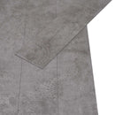 Selvklæbende PVC Plankegulve Betongrå 30,5 x 61 cm 28 stk. PVC