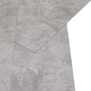 Selvklæbende PVC Plankegulve Jord Grå 30,5 x 61 cm 28 stk. PVC