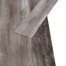 Selvklæbende PVC Plankegulve Matte Træbrun 30,5 x 61 cm 28 stk.
