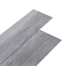 Selvklæbende PVC Plankegulve Matte Trægrå 30,5 x 61 cm 28 stk.