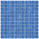 Mosaikflise 11 stk. 50 x 50 cm Blå Glas