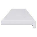 Vindueskarm Hvid 160 x 25 x 4,5 cm PVC