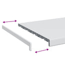 Vindueskarm Hvid 60 x 40 x 4,5 cm PVC