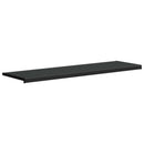 Vindueskarm Sort med træstruktur 160 x 45 x 4,5 cm PVC