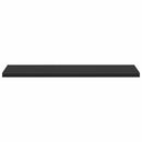 Vindueskarm Sort med træstruktur 160 x 50 x 4,5 cm PVC