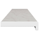 Vindueskarm Marmor tekstur 160 x 20 x 4,5 cm PVC