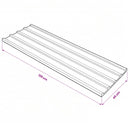Tagpanel 12 pcs Grå 129 x 45 cm Galvaniseret stål
