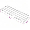 Tagpanel 12 pcs Antracit 129 x 45 cm Galvaniseret stål
