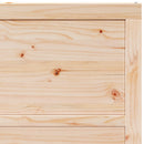 Ladedør Naturfarvet 100 x 2,5 x 208 cm Massivt fyrretræ