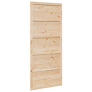 Ladedør Naturfarvet 100 x 2,5 x 208 cm Massivt fyrretræ