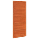 Ladedør Voksbrun 100 x 2,5 x 208 cm Massivt fyrretræ
