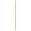 Ladedør Voksbrun 100 x 2,5 x 208 cm Massivt fyrretræ