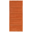 Ladedør Voksbrun 80 x 2,5 x 208 cm Massivt fyrretræ