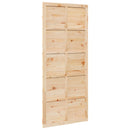 Ladedør Naturfarvet 100 x 2,5 x 208 cm Massivt fyrretræ