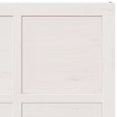 Ladedør Hvid 90 x 2,5 x 208 cm Massivt fyrretræ
