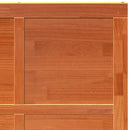 Ladedør Voksbrun 80 x 2,5 x 208 cm Massivt fyrretræ