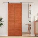 Ladedør Voksbrun 80 x 2,5 x 208 cm Massivt fyrretræ