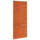 Ladedør Voksbrun 80 x 2,5 x 208 cm Massivt fyrretræ
