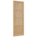 Indvendig Dør 73,5 x 211 cm Krydsfinér Naturfarvet