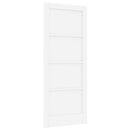 Indvendig Dør 83 x 202 cm Krydsfinér Hvid