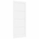 Indvendig Dør 83 x 202 cm Krydsfinér Hvid
