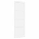 Indvendig Dør 83 x 232 cm Krydsfinér Hvid