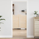 Svingdøre 2 stk. 80 x 40 cm Massivt fyrretræ Naturfarvet