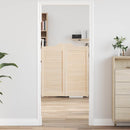 Svingdøre 2 stk. 90 x 40 cm Massivt fyrretræ Naturfarvet