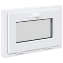 Kældervindue RISOR 60 x 40 cm PVC og klart, almindeligt glas
