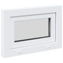Kældervindue RISOR 60 x 40 cm PVC og klart, almindeligt glas
