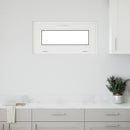 Kældervindue RISOR 80 x 40 cm PVC og klart, almindeligt glas