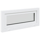 Kældervindue RISOR 90 x 40 cm PVC og klart, almindeligt glas