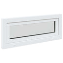 Kældervindue RISOR 100 x 40 cm PVC og klart, almindeligt glas