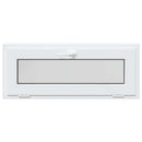 Kældervindue RISOR 110 x 40 cm PVC og klart, almindeligt glas