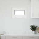 Kældervindue RISOR 60 x 40 cm PVC og klart, almindeligt glas
