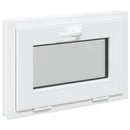 Kældervindue RISOR 60 x 40 cm PVC og klart, almindeligt glas