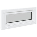 Kældervindue RISOR 90 x 40 cm PVC og klart, almindeligt glas