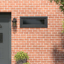 Kældervindue RISOR 100 x 40 cm PVC og klart, almindeligt glas
