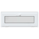Kældervindue RISOR 110 x 40 cm PVC og klart, almindeligt glas