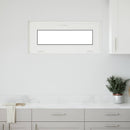Kældervindue RISOR 90 x 40 cm PVC og klart, almindeligt glas