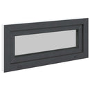 Kældervindue RISOR 90 x 40 cm PVC og klart, almindeligt glas