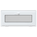 Kældervindue RISOR 90 x 40 cm PVC og klart, almindeligt glas