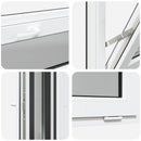 Kældervindue RISOR 100 x 40 cm PVC og klart, almindeligt glas