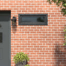 Kældervindue RISOR 100 x 40 cm PVC og klart, almindeligt glas
