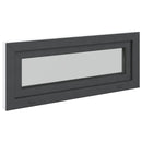 Kældervindue RISOR 100 x 40 cm PVC og klart, almindeligt glas