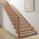 Trappetrin 16 stk. 80 x 30 x 2 cm Naturfarvet Solid bøg