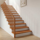 Trappetrin 4 stk. 80 x 25 x 2 cm Lys Brun Solid bøg