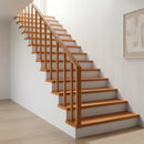 Trappetrin 16 stk. 70 x 30 x 2 cm Lys Brun Solid bøg