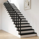 Trappetrin 20 stk. 90 x 30 x 2 cm Sort Solid bøg